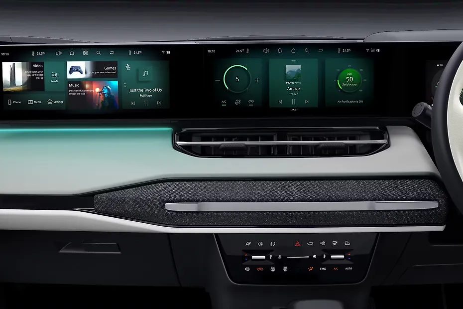 Sierra EV — Infotainment system